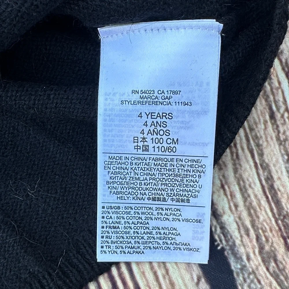 GAP Black Kids cardigan Sweater